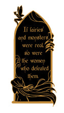 Load image into Gallery viewer, ASID Fairies and Monsters Metal Bookmark
