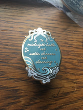 Load image into Gallery viewer, House of Salt & Sorrows inspired quote pin