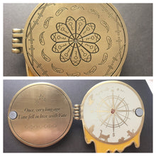 Load image into Gallery viewer, Starless Sea Compass Hinged Pin