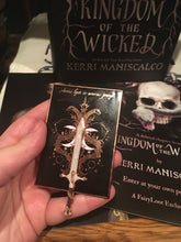 Load image into Gallery viewer, Kingdom of the Wicked Tattoo Dagger Pin on Pin