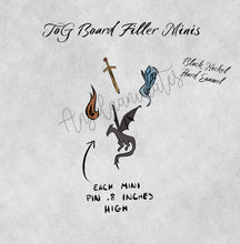 Load image into Gallery viewer, Officially Licensed Throne of Glass Mini Board Filler Pin Set