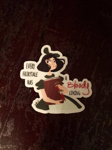 Pan's Labyrinth Ophelia Clear Sticker