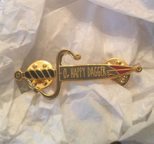 Load image into Gallery viewer, Romeo & Juliet "O, Happy Dagger" Enamel Pin