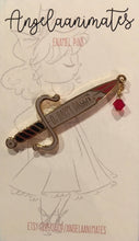 Load image into Gallery viewer, Romeo & Juliet "O, Happy Dagger" Enamel Pin