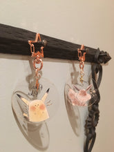 Load image into Gallery viewer, Pika and Eev Acrylic Charm Keychains