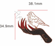 Load image into Gallery viewer, Wicked Saints inspired Towy Dżimyka Heretic Pin