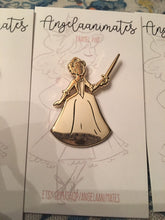 Load image into Gallery viewer, Sword Ladies Enamel Pins, Sword, Historical Lady, Literary