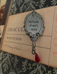 Dracula Mirror Pin