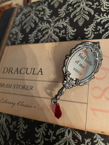 Dracula Mirror Pin