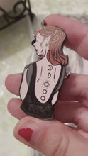 Load and play video in Gallery viewer, Officially Licensed High Lady Feyre of the Night Court Tattoo Pin
