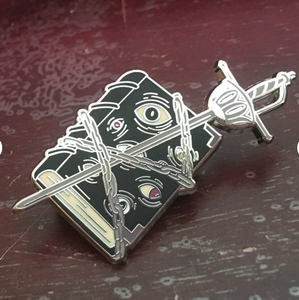 Sorcery of Thorns Book of Eyes Pin