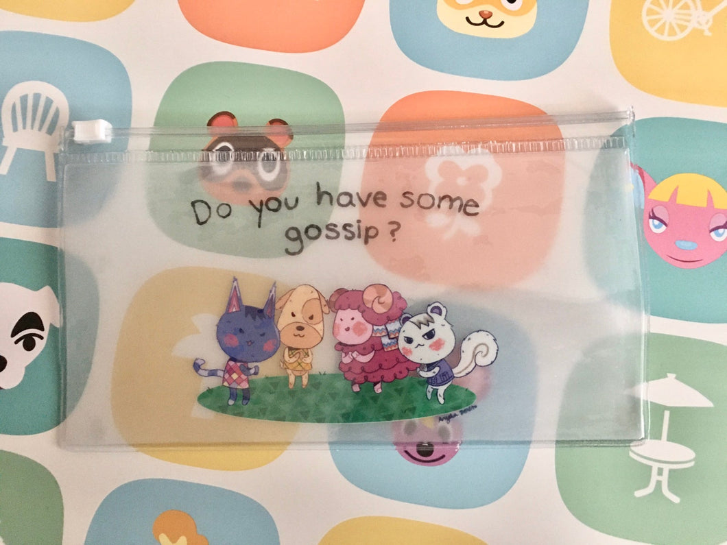 Animal Crossing Gossip Pencil Pouch