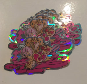 Magical Girl Transformation Brooch Sticker