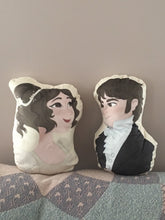 Load image into Gallery viewer, Pride and Prejudice Elizabeth and Darcy Pillow Set
