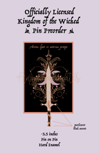 Load image into Gallery viewer, Kingdom of the Wicked Tattoo Dagger Pin on Pin
